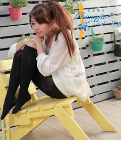 140丹 厚褲襪  // 九分襪